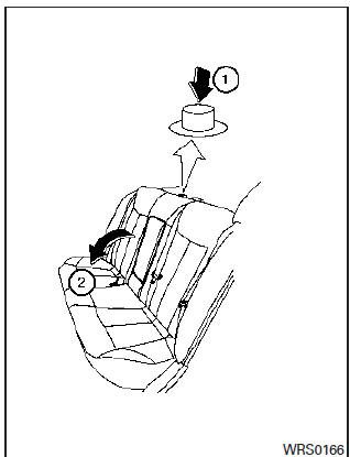 Asiento trasero plegable