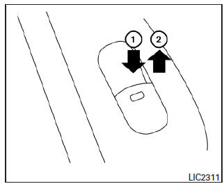 Interruptores de los elevavidrios eléctricos traseros