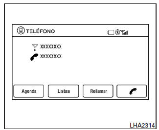 Agenda telefónica del vehículo 