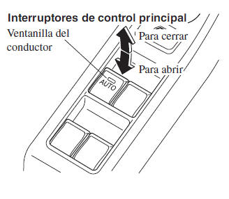 Mazda3. Apertura/cierre normal