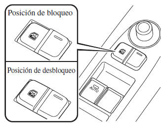 Mazda3. Con interruptor de cerradura de puerta