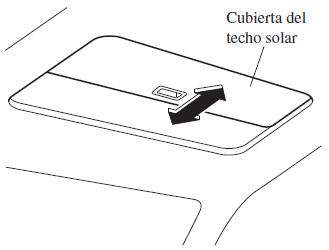 Mazda3. Cubierta del techo solar