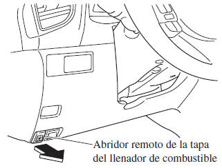 Mazda3. Tapa del llenador de combustible