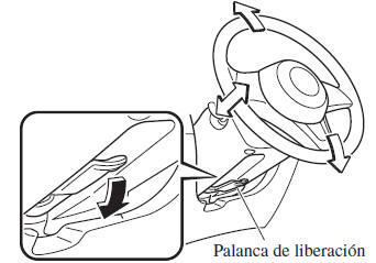 Mazda3. Ajuste del volante