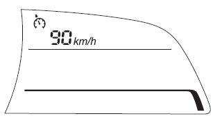 Mazda3. Exhibición de ajuste de velocidad de vehículo de control de crucero