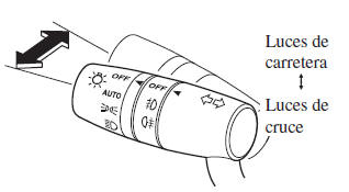 Mazda3. Luces de carretera y de cruce