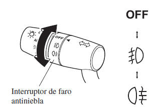 Mazda3. Con faro antiniebla delantero