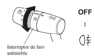 Mazda3. Sin faro antiniebla delantero