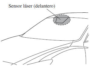 Mazda3. Sensor láser 