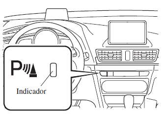 Mazda3. Con sensor delantero y sensor de esquina delantera