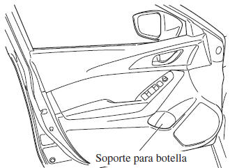 Mazda3. Soporte para botella