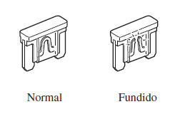 Mazda3. Cambio de los fusibles del lado izquierdo del vehículo