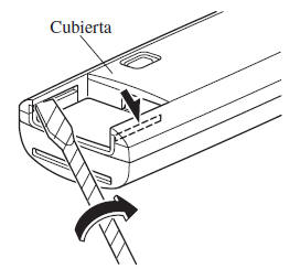 Mazda3. Cambio de la pila de la llave