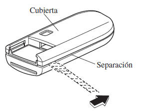 Mazda3. Cambio de la pila de la llave
