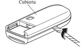 Mazda3. Cambio de la pila de la llave