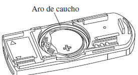 Mazda3. Cambio de la pila de la llave