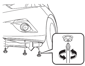 Mazda3. Luces de señal de viraje delanteras, Luces de posición
