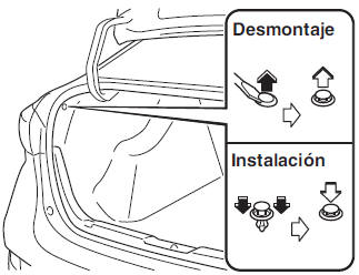 Mazda3. Luces de señal de viraje traseras, Luces de freno/cola 