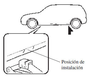 Mazda3. Desmontando un neumático desinfl ado