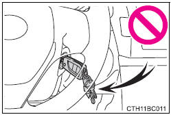 Precauciones relacionadas con el cojín de aire SRS