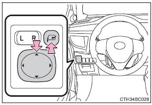 Pliegue y apertura automática de los espejos