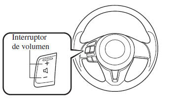Mazda3. Interruptor de control de audio