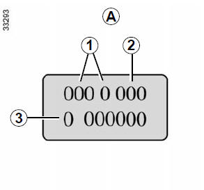Placas de identificación del motor